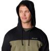 Columbia mens Hart Mountain Hoodie III(Stone Green Heather/Black Heather)
