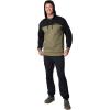 Columbia mens Hart Mountain Hoodie III(Stone Green Heather/Black Heather)