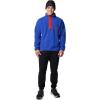 Columbia mens Helvetia II Half Snap Fleece(Clematis Blue)