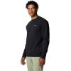 Columbia mens Meridian Creek Crew(Black)