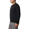 Columbia mens Meridian Creek Crew(Black/Csc Center Chest)