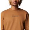 Columbia mens Meridian Creek Crew(Camel Brown/Csc Center Chest)