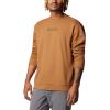 Columbia mens Meridian Creek Crew(Camel Brown/Csc Center Chest)