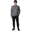 Columbia mens Meridian Creek Crew(City Grey Heather)
