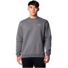 Columbia mens Meridian Creek Crew(City Grey Heather)