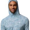Columbia mens Pfg Uncharted Hoodie(Crushed Blue Pez Gallo)