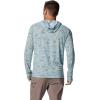 Columbia mens Pfg Uncharted Hoodie(Crushed Blue Uncharted Waters)