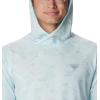 Columbia mens Pfg Uncharted Hoodie(Icy Morn Uncharted Waters)