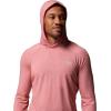Columbia mens Pfg Uncharted Hoodie(Rosewood Heather)