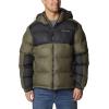 Columbia mens Pike Lake II Hooded Jacket(2024 Stone Green/Shark)