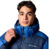 Columbia mens Pike Lake II Hooded Jacket(Mountain Blue/Collegiate Navy)