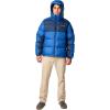 Columbia mens Pike Lake II Hooded Jacket(Mountain Blue/Collegiate Navy)