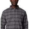 Columbia mens Pitchstone Heavyweight Flannel Ii(Black Boro Plaid)