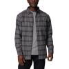 Columbia mens Pitchstone Heavyweight Flannel Ii(Black Boro Plaid)