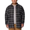 Columbia mens Pitchstone Heavyweight Flannel Ii(Black Multi Plaid)