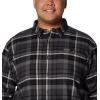 Columbia mens Pitchstone Heavyweight Flannel Ii(Black Multi Plaid)