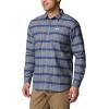 Columbia mens Pitchstone Heavyweight Flannel Ii(Mountain Blue Boro Plaid)