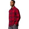 Columbia mens Pitchstone Heavyweight Flannel Ii(Mountain Red Macro Buffalo Tartan)
