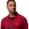 Columbia mens Pitchstone Heavyweight Flannel Ii(Mountain Red Macro Buffalo Tartan)