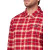 Columbia mens Pitchstone Heavyweight Flannel Ii(Mountain Red Railway Tartan)