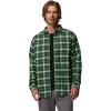 Columbia mens Pitchstone Heavyweight Flannel Ii(Rain Forest Railway Tartan)