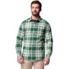 Columbia mens Pitchstone Heavyweight Flannel Ii(Rain Forest Twilight Ombre)