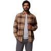 Columbia mens Pitchstone Heavyweight Flannel Ii(Tobacco Twilight Ombre)