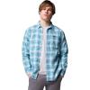 Columbia mens Pitchstone Heavyweight Flannel Ii(Vintage Blue Railway Tartan)