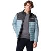 Columbia mens Powder Lite Ii Jacket(Crushed Blue/Shark)