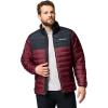 Columbia mens Powder Lite Ii Jacket(Rich Wine/Black)