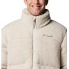 Columbia mens Puffect II Sherpa Jacket(Dark Stone)