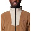Columbia mens Sequoia Grove Full Zip Fleece(Delta/Ancient Fossil/Black)