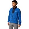 Columbia mens Sequoia Grove Full Zip Fleece(Mountain Blue/Collegiate Navy/Spicy)