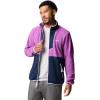 Columbia mens Sequoia Grove Full Zip Fleece(Razzle/Coll Navy)