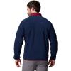Columbia mens Sequoia Grove Full Zip Fleece(Rich Wine/Collegiate Navy)