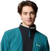 Columbia mens Sequoia Grove Full Zip Fleece(River Blue/Dark Stone/Black)