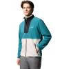 Columbia mens Sequoia Grove Full Zip Fleece(River Blue/Dark Stone/Black)