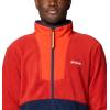 Columbia mens Sequoia Grove Full Zip Fleece(Sail Red/Spicy/Collegiate Navy/Sunstone)