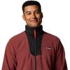 Columbia mens Sequoia Grove Full Zip Fleece(Spice/Black/Spicy Pulls)