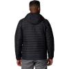 Columbia mens Silver Falls II Hooded Jacket(Black)