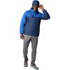 Columbia mens Silver Falls II Hooded Jacket(Mountain Blue/Collegiate Navy)