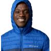 Columbia mens Silver Falls II Hooded Jacket(Mountain Blue/Collegiate Navy)