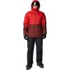 Columbia mens Snowy Summit Jacket(Sail Red/Spice)