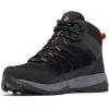 Columbia mens Strata Trail Mid Waterproof(Black/Owl)