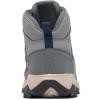 Columbia mens Strata Trail Mid Waterproof(City Grey/Savory)
