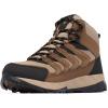 Columbia mens Strata Trail Mid Waterproof(Dark Brown/Khaki Ii)