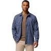 Columbia mens Vapor Ridge IV Long Sleeve(Collegiate Navy Switch Back Tartan)