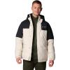 Columbia Mens Aldercrest II Down Hooded Jacket(Dark Stone/Black)