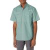 Columbia Men’s Bonehead Short Sleeve Shirt(Aqua Tone)
