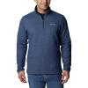 Columbia Men’s Great Hart Mountain III Half Zip(Dark Mountain Heather)